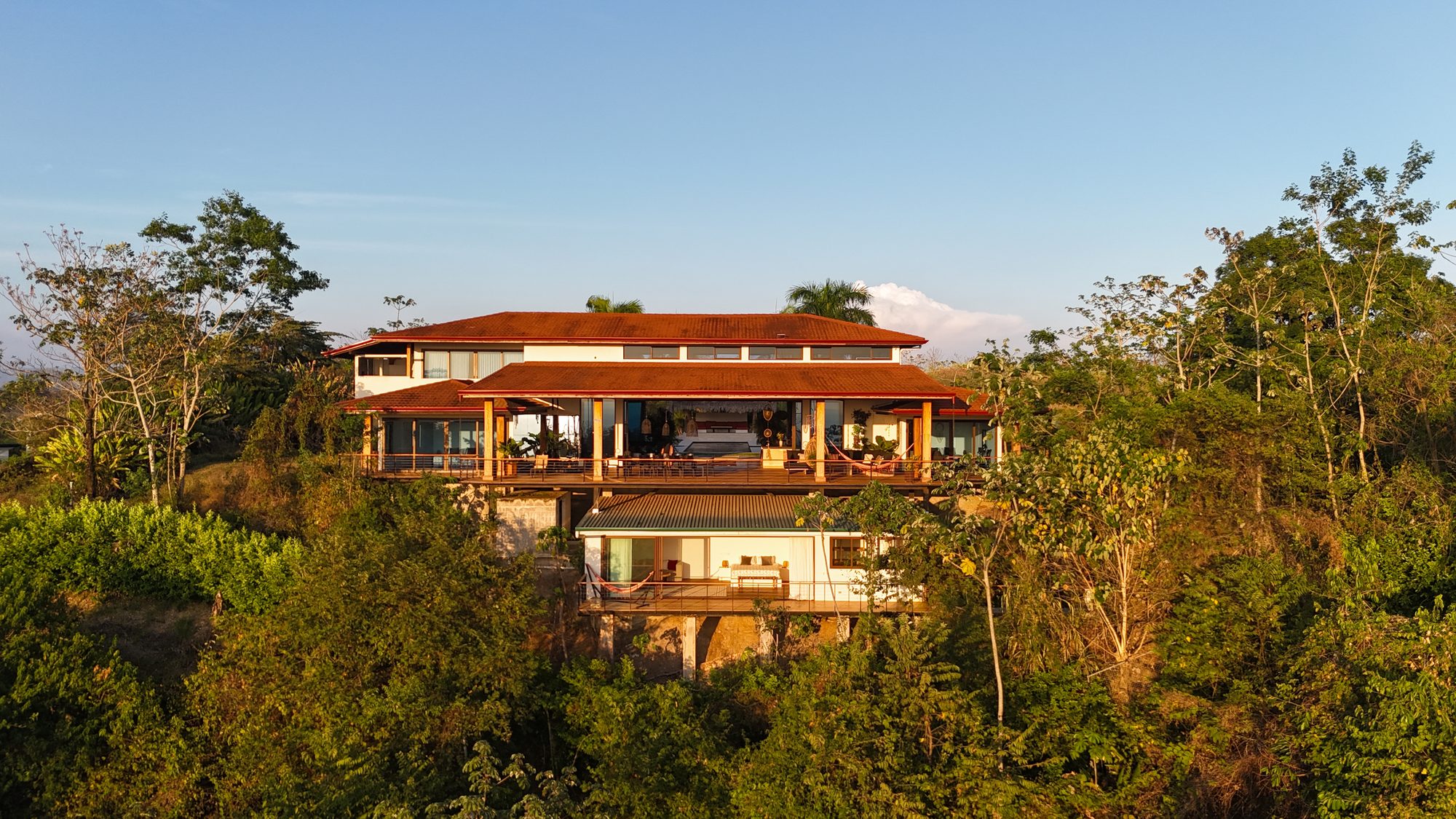 Tanit Villa at golden hour